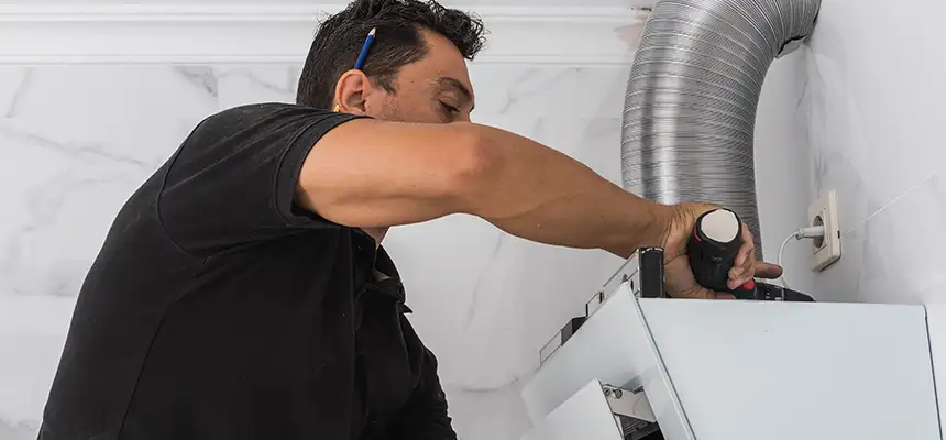 Precision In-wall Dryer Vent Cleaning & Rerouting Corrections in Atascocita, TX